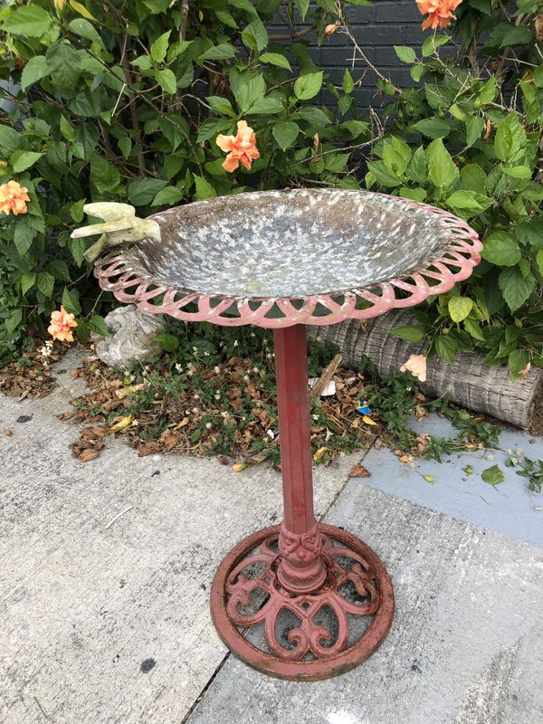 Antique Vintage 1920s Cast Iron Bird Bath for Sale in Fort Lauderdale, FL OfferUp
