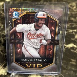 2025 Bowman VIP Very Important Prospects Samuel Basallo VIP-4 Mojo Refractor 🔥 
