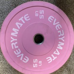1- Brand New 55lb. Olympic Weight Plate