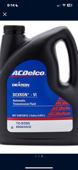 Ac Delco Transmission Oil Dexron 6 For $31 A Gallon Of 5 Quart