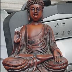 Hand Carved Sitting Buddha Statue