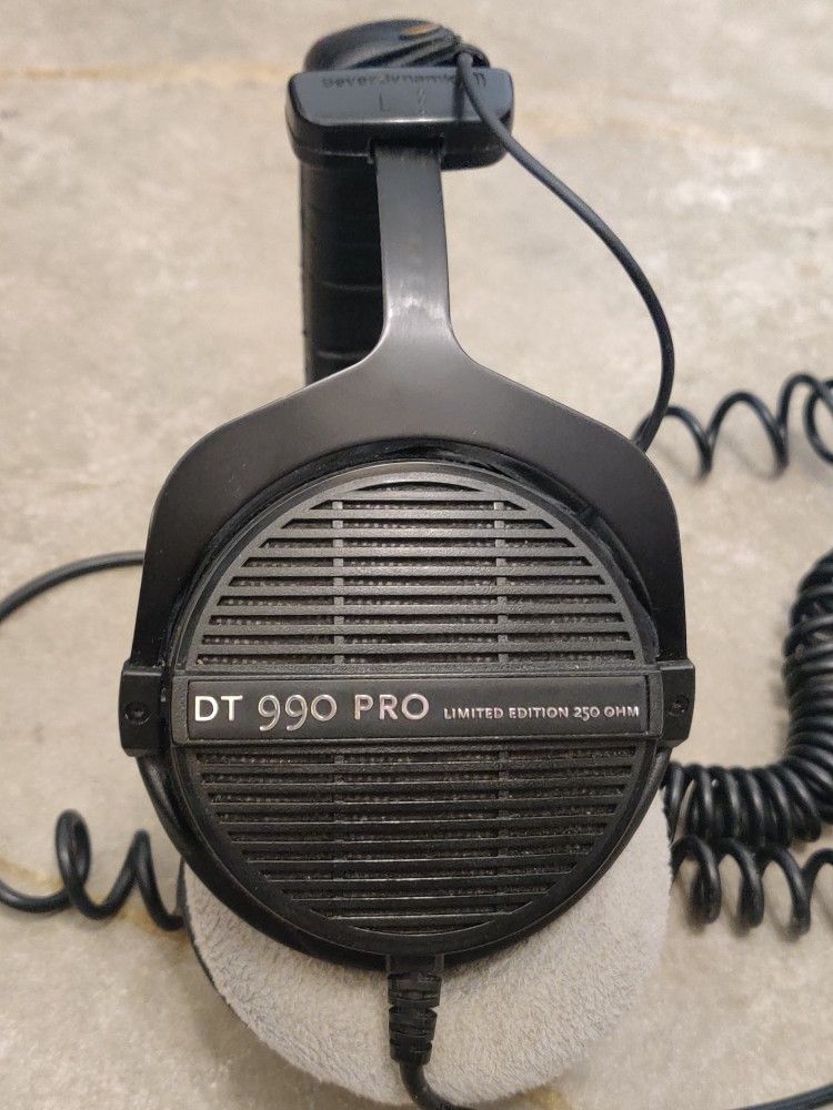 Beyerdynamics DT990 PRO 250 Ohm with Extra New-In-Bag Ear Cups WITH BONUS @ LIST PRICE