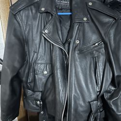 Large Woman Leather Jacket 