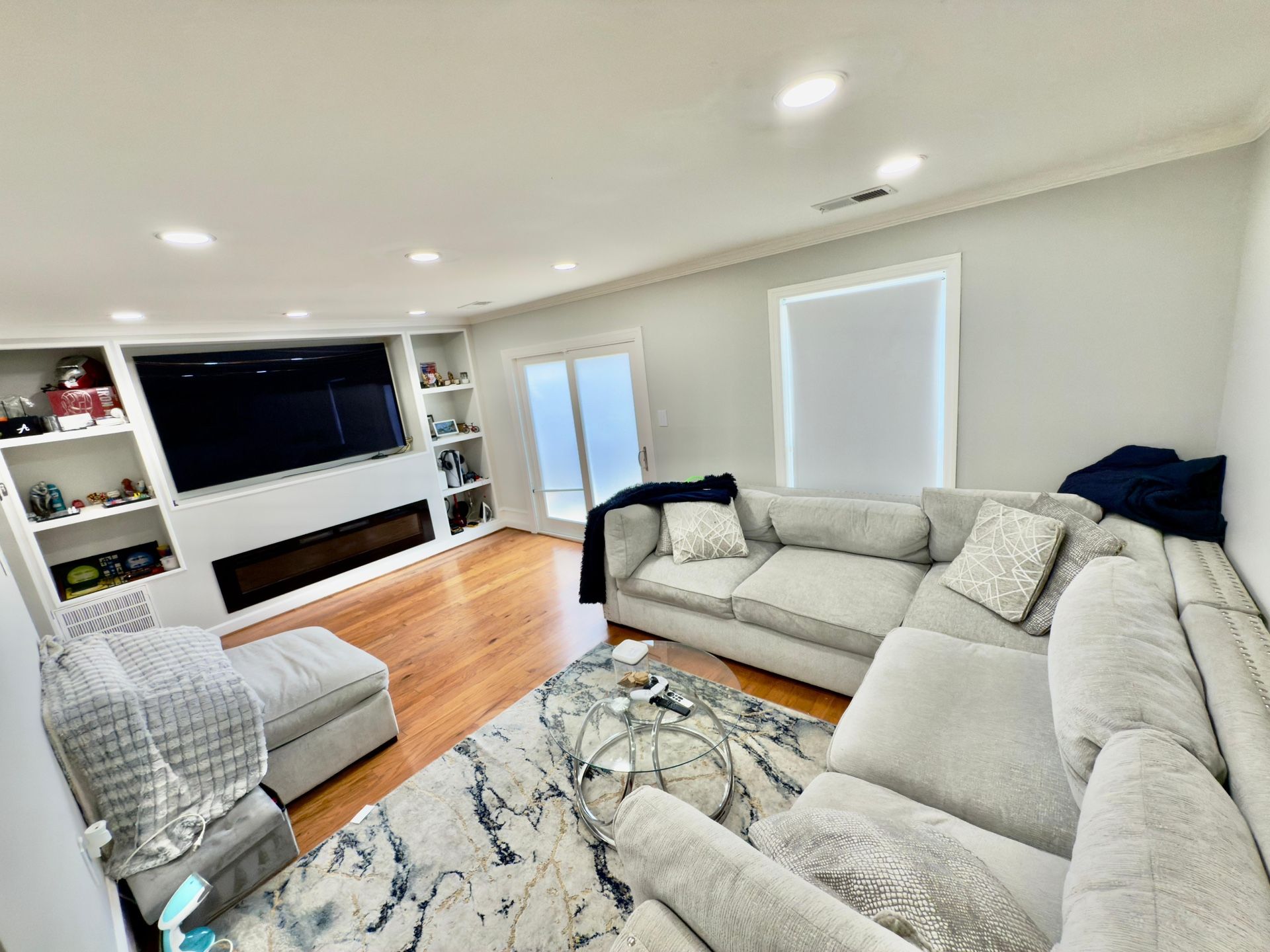 Grey Fabric Sofa