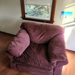 Maroon Armchair