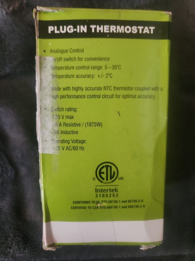 Econo Home Plug In Thermostat