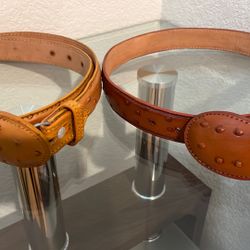Western Leather Mens Belts Size 28 Or 30