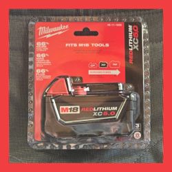 Milwaukee M18 18-Volt 5.0 Ah Lithium-Ion XC Extended Capacity Battery Pack 48-11-1850