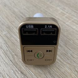 Wireless Bluetooth Car Kit Handsfree Talk MP3 player fm transmitter dual car charger 