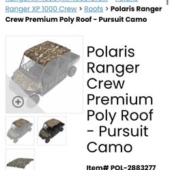 2017 Polaris ranger Crew