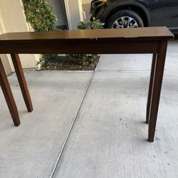Wood Table Stand