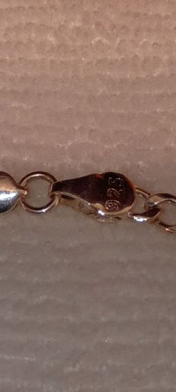 Small Silver Figaro Necklace