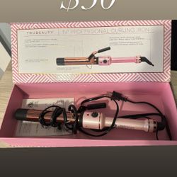 $30 New Truebeauty 11/4" profesional curling iron Pick Up