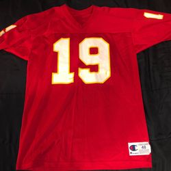 Joe Montana Vintage Joe Montana NFL Kansas City Chiefs Champion Jersey