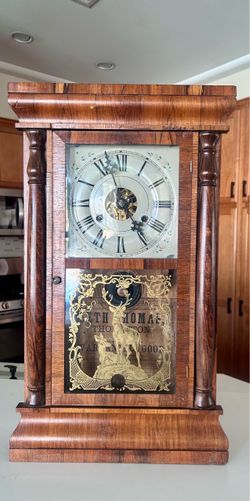Antique Seth Thomas Clock – c. 1875–1890 – 25” Tall