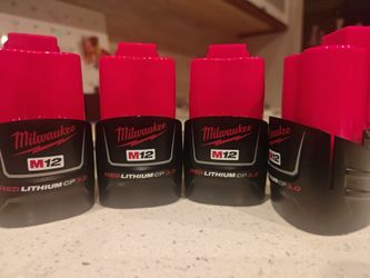 M12 3.0 co Milwaukee battery , $50 each