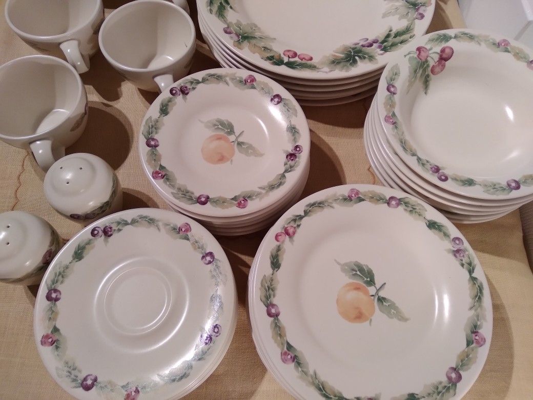 Pfaltzgraff “Jamberry” Dinnerware, Service for