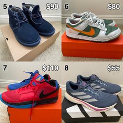 Shoes and Sneakers, details and prices in description