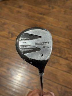 Sector Titanium Matrix 9 wood (Hybrid-style)