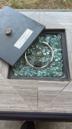 Propane fire pit table