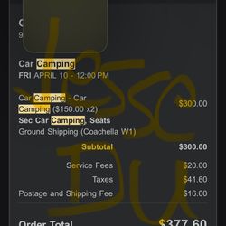 Coachella W1 Camping Pass