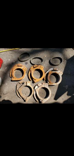 Concrete pipe clamps $75 each