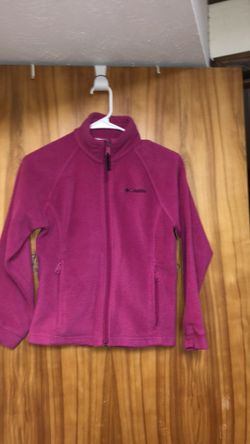 Kid’s size 10-12 pink Columbia full zip jacket