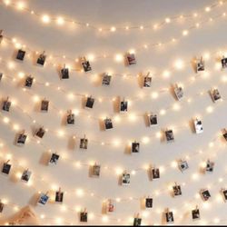 Battery Operated LED Strip String Lights With Clips (pls Read Description Below)
