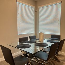 Glass Dining Table 