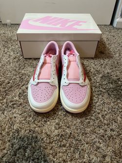Jordan 1 low travis scott tropical pink