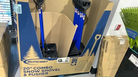 Suncast 20" Combo Snow Shovel & Pusher $9