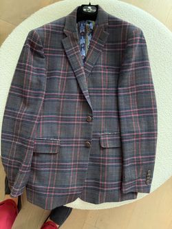 Etro Plaid Sport Coat Blazer