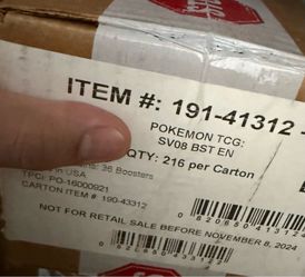 POKEMON SURGING SPARKS CASE SV08