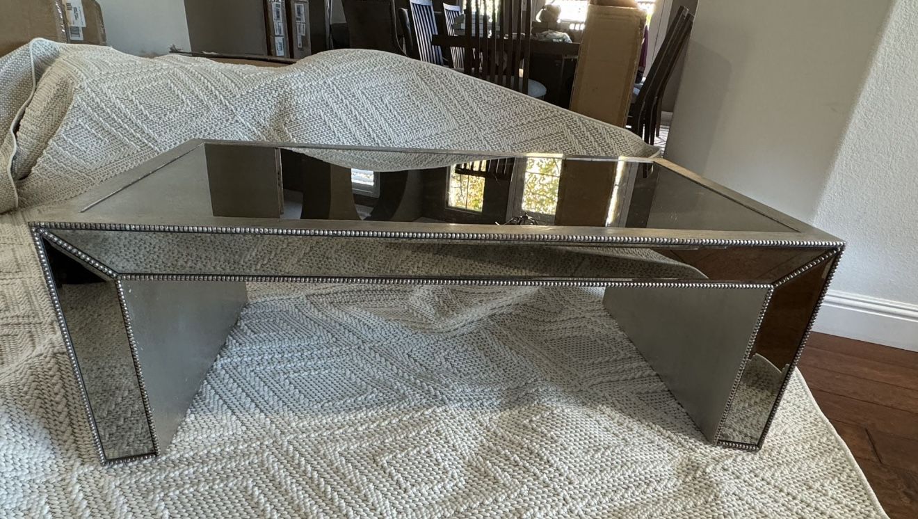 Mirror Silver Coffee Table