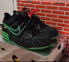 Nike Air Rubber Dunk x Off-White Green Strike CU6015-001 Men’s Size 11 w/ Box & StockX Verified