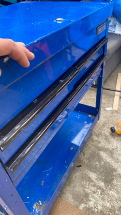 Matco Blue Rolling Tool Box Cabinet