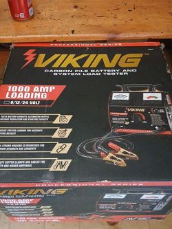 BRAND NEW VIKING CARBON PILE BATTERY AND LOAD TESTER