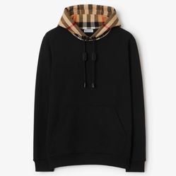 Men’s BURBERRY Cotton Hoodie, Size Large