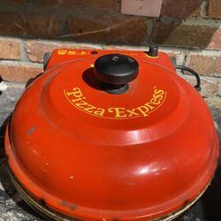 NESCO Red Electric Countertop Pizza Oven