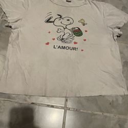 RE/DONE Peanuts Charlie Brown Snoopy 90s T Shirt Single Stitch SZ Small