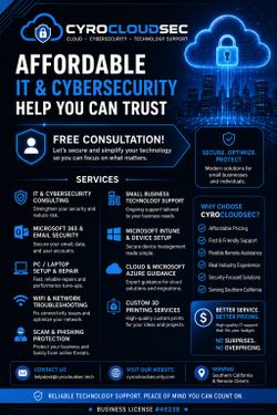 IT & Cybersecurity help for small businesses