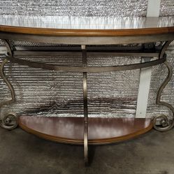HEY NOW! SOFA END CONSOLE BUFFET WOOD METAL LIVING ROOM BEDROOM OFFICE