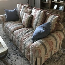 Beautiful Couch With Down Pillows