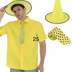 Man with the Yellow Hat Curious George Costume Hat & Tie only