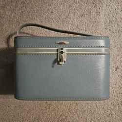 Vintage Sears Featherlite Makeup Luggage With Key
