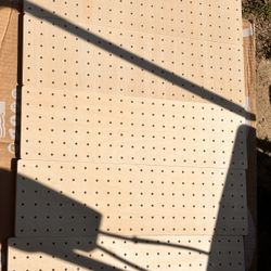 Kigley 6 Pcs Wood Pegboard Drawer Organizer with 48 Pegs