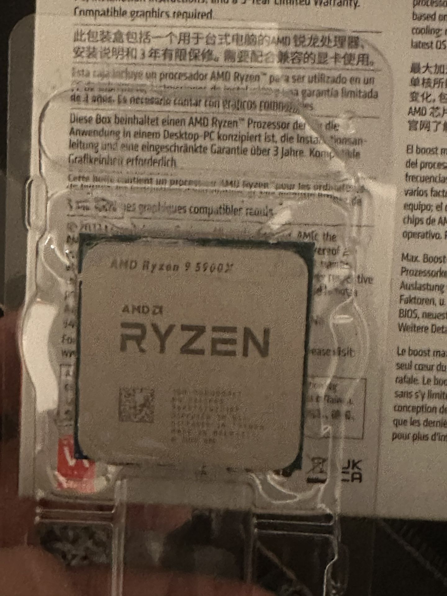 Ryzen 5900x Processor