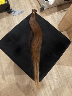 22 inches 50 pieces brown ombre ktip hair extension
