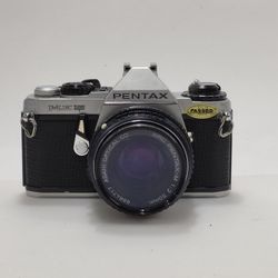 Pentax ME Super 35mm SLR Film Camera + SMC 50mm f/2 Lens