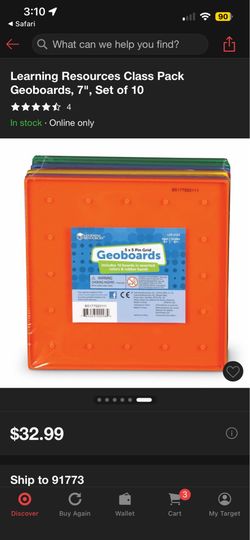 Geo board with rubber bands